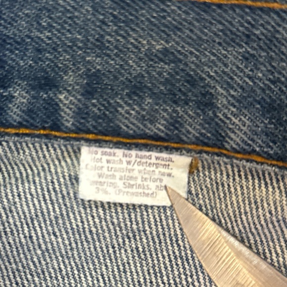 Vintage Orange/Tan Tab 746 Flare Leg Levi’s Jeans. 23 x 30.5. Paper Tag. - Picture 9 of 15